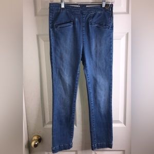 Pilcro and the Letter Press High Rise Denim Legging Jeans